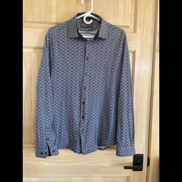 ENGLISH LAUNDRY Men’s Button down long sleeve shirt. Size M. 100% Cotton. - Picture 1 of 8